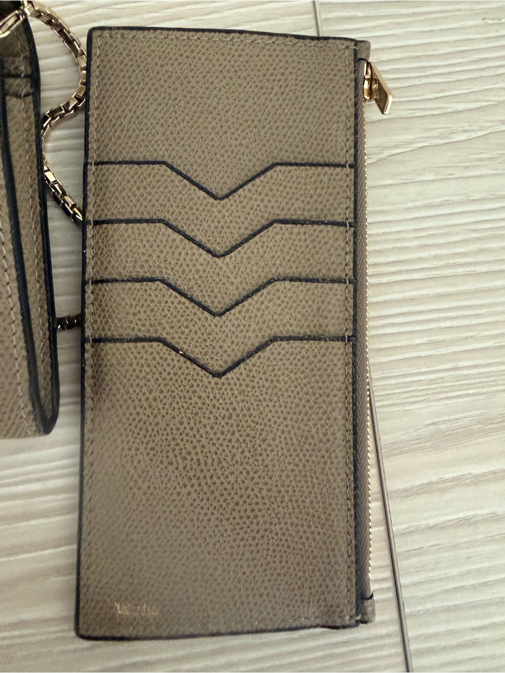Valextra Iside clutch / wallet on chain - Picture 8 of 13